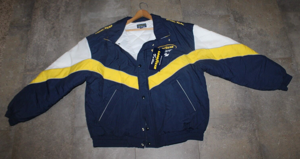 NEW Good Year Nascar Racing Jacket Official GoodYear Tire Bomber Coat XL-image