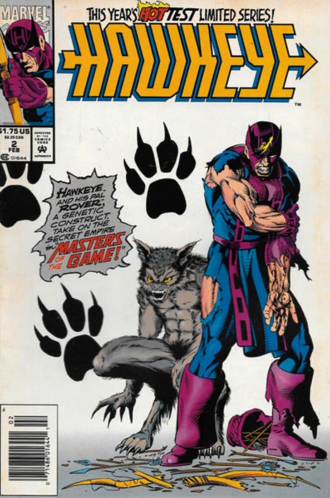 Hawkeye 1994 Marvel Comics Issue 2 Newsstand Edition