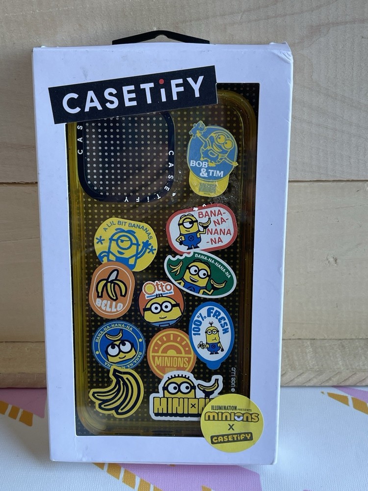 Minions Banana Sticker Yellow Impact Case for iPhone 13 & 14