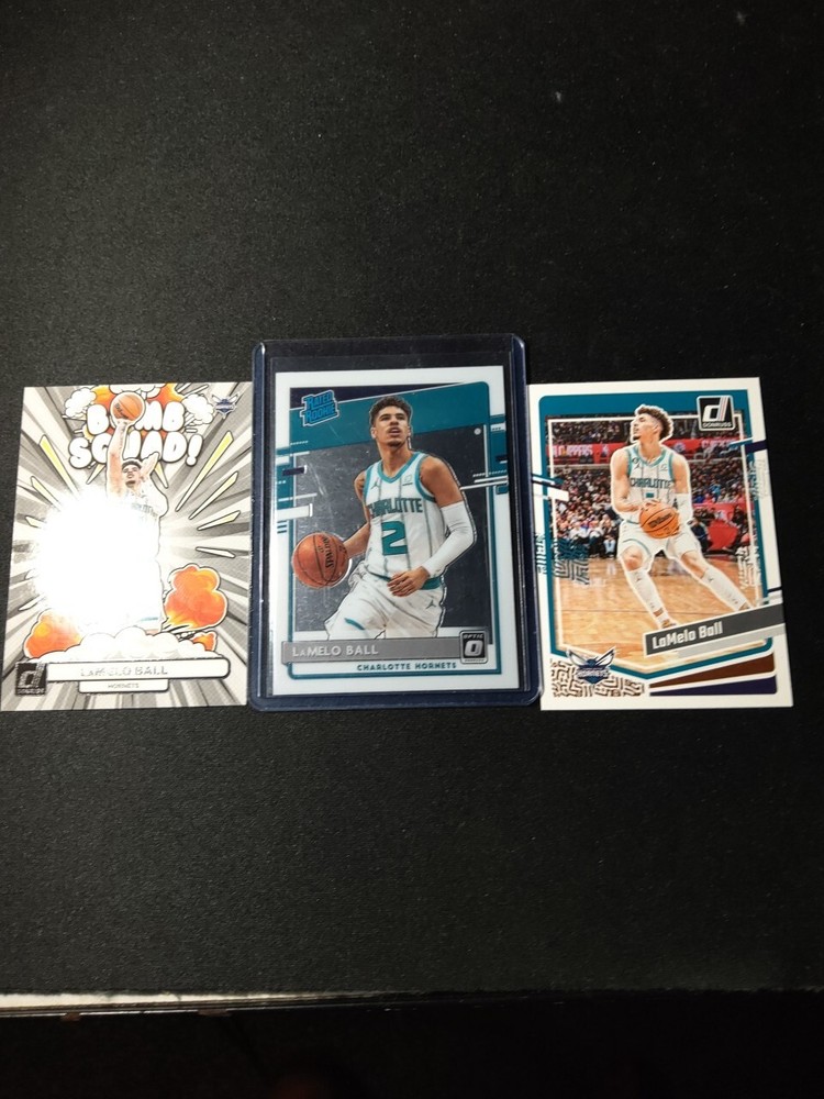 2020-21 Panini Donruss Optic Rated Rookie #153 LaMelo Ball RC Card Lot