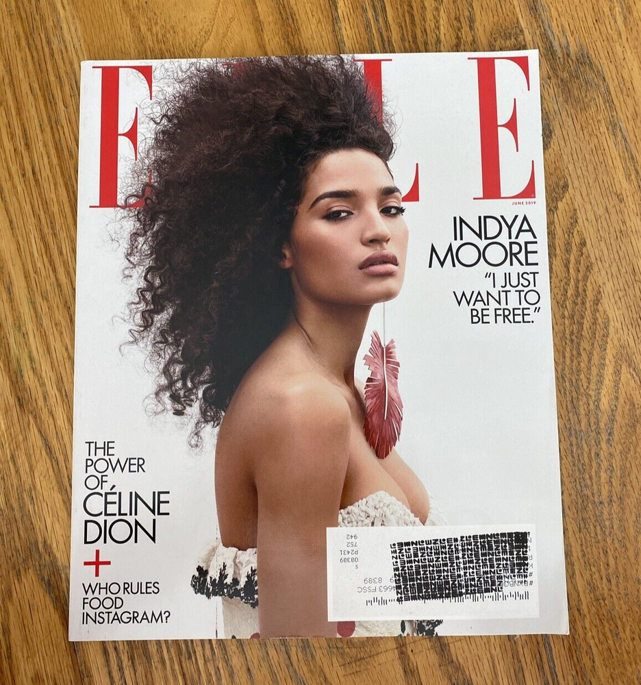 Elle Magazine June 2019 Indya Moore I Just Want To Be Free Power Of Celine Dion