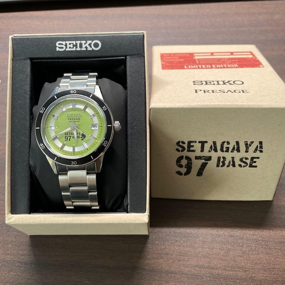 Seiko Presage George's Setagaya Limited Edition Style60’s LE Watch Quartz 40mm
