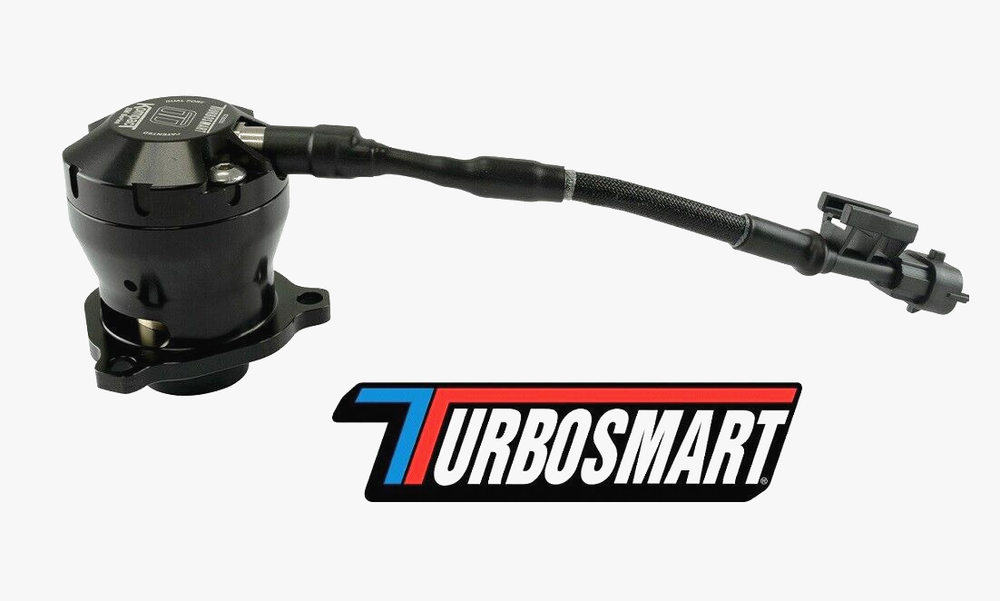 Turbosmart BOV Kompact EM Dual Port VR3 Black FOR Jeep Wrangler JP JL 2.0 Turbo