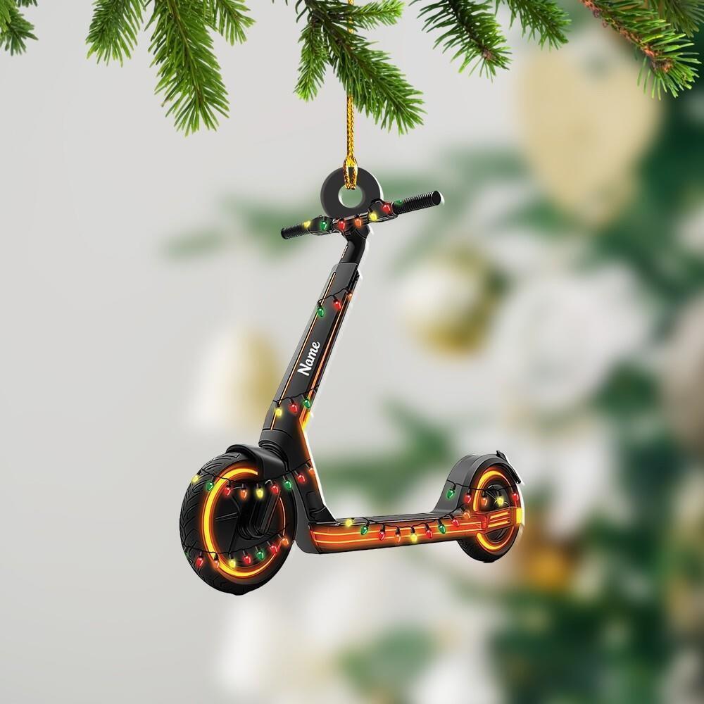 Scooter Christmas Ornament  Electric Scooter Ornament  Kid Scooter Ornament Gift