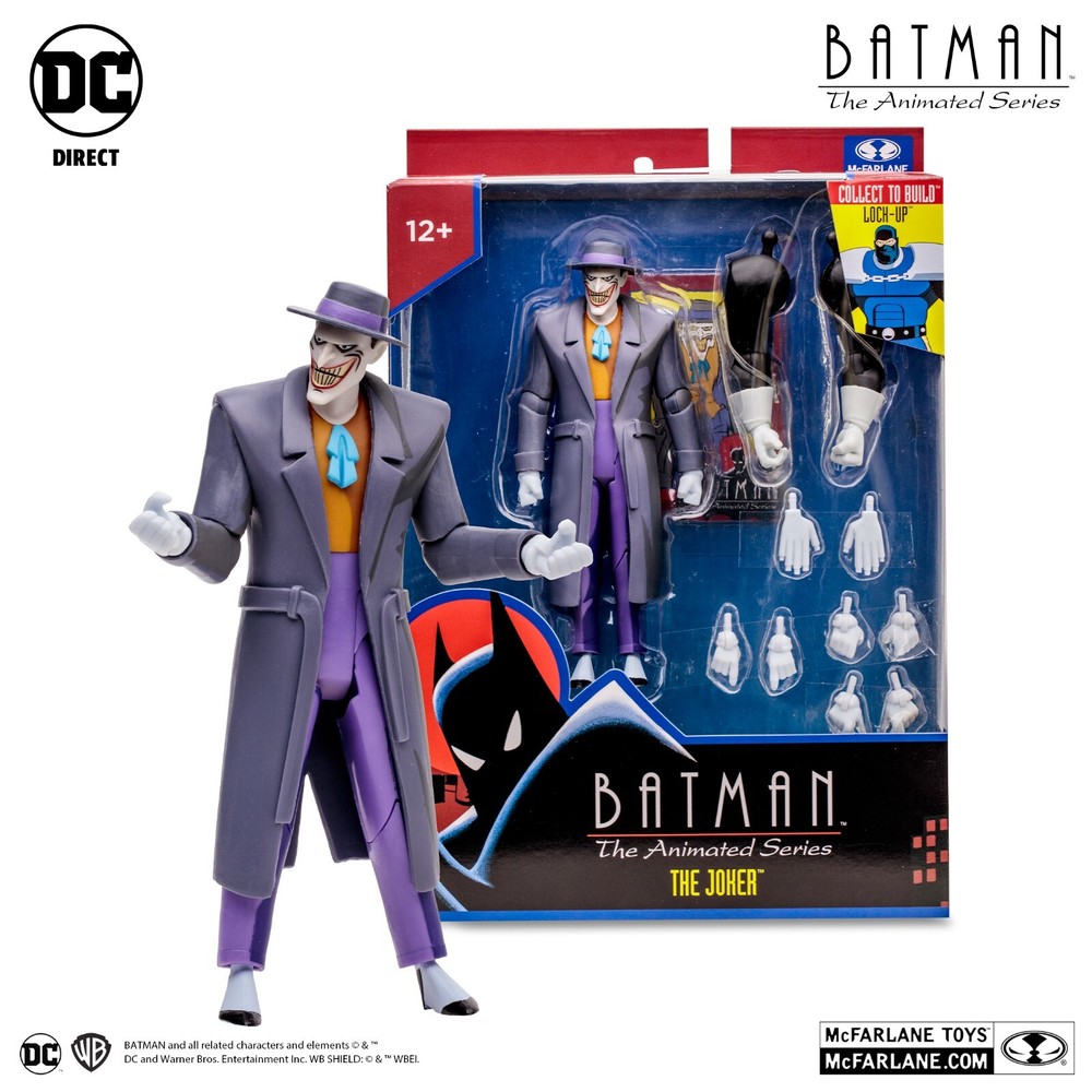 McFarlane DC Multiverse THE JOKER (Trenchcoat)  BATMAN: THE ANIMATED SERIES BAF