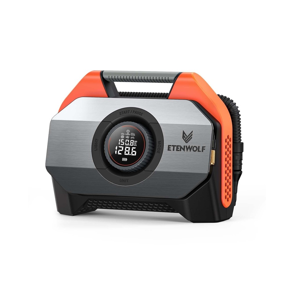 ETENWOLF VORTEX S6 Tire Inflator Portable Air Compressor for Heavy-duty Vehic...
