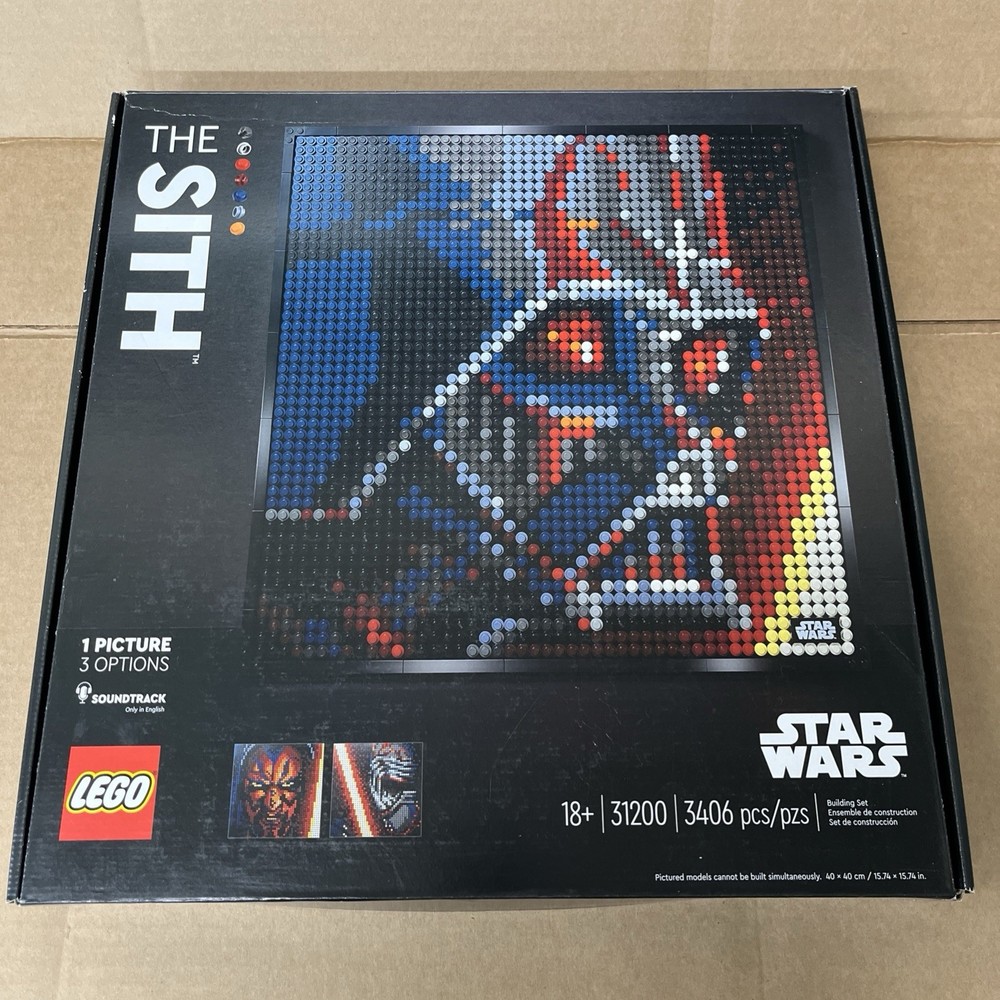 LEGO Art: Star Wars The Sith (31200) Retired Rare - New in Sealed Box!