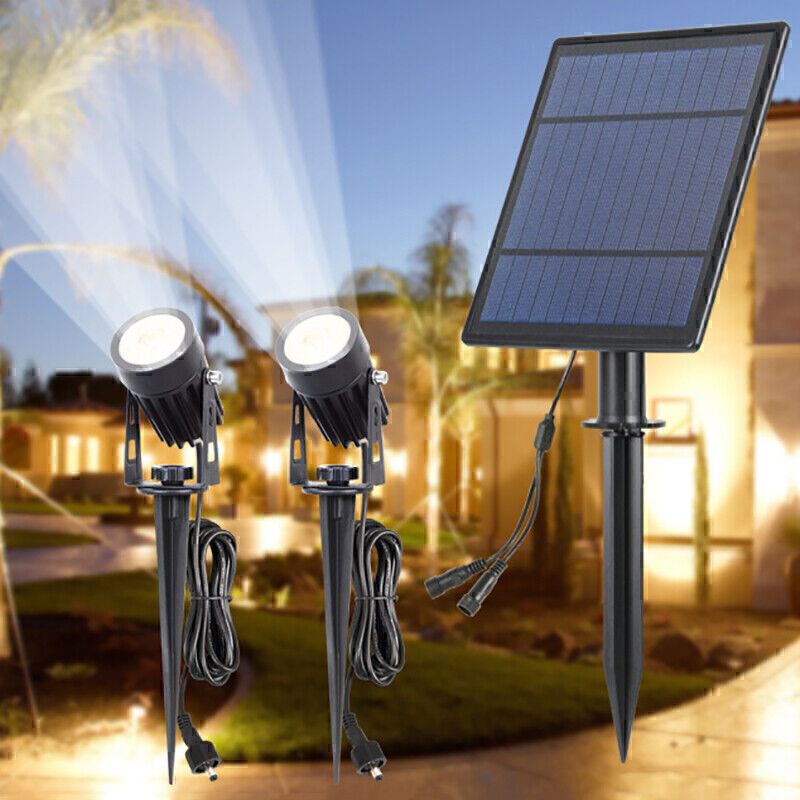 Solar LED Spotlight Spike Light – Waterproof Outdoor Garden Wall Lamp  