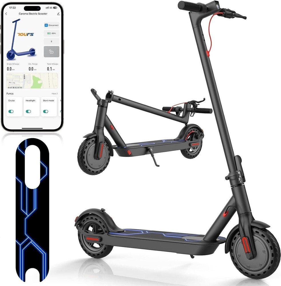 Folding Long Range Electric Scooter for Adults 20 MPH Safe Urban Commuter