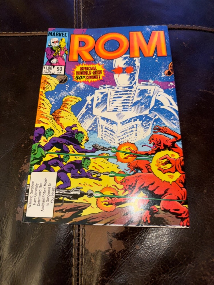 ROM #50 (1984) Death of Torpedo - NM 9.2 Grade - Marvel Comics