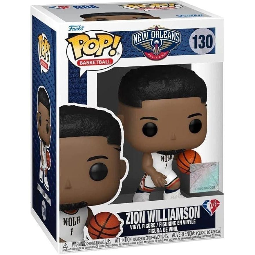 Funko Pop! NBA New Orleans Pelicans Zion Williamson Basketball Figure #130