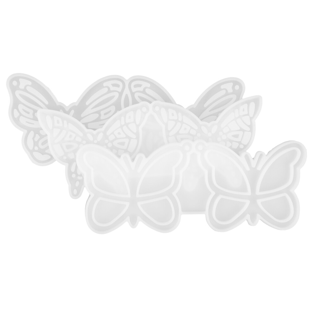 3 Pcs Metallic Markers Bookmark Tassels Butterfly Epoxy Mold