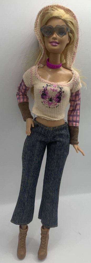 Modern Fashionistas Barbie Blonde Hair Doll Clothes Hillary Duff Outfit Boots