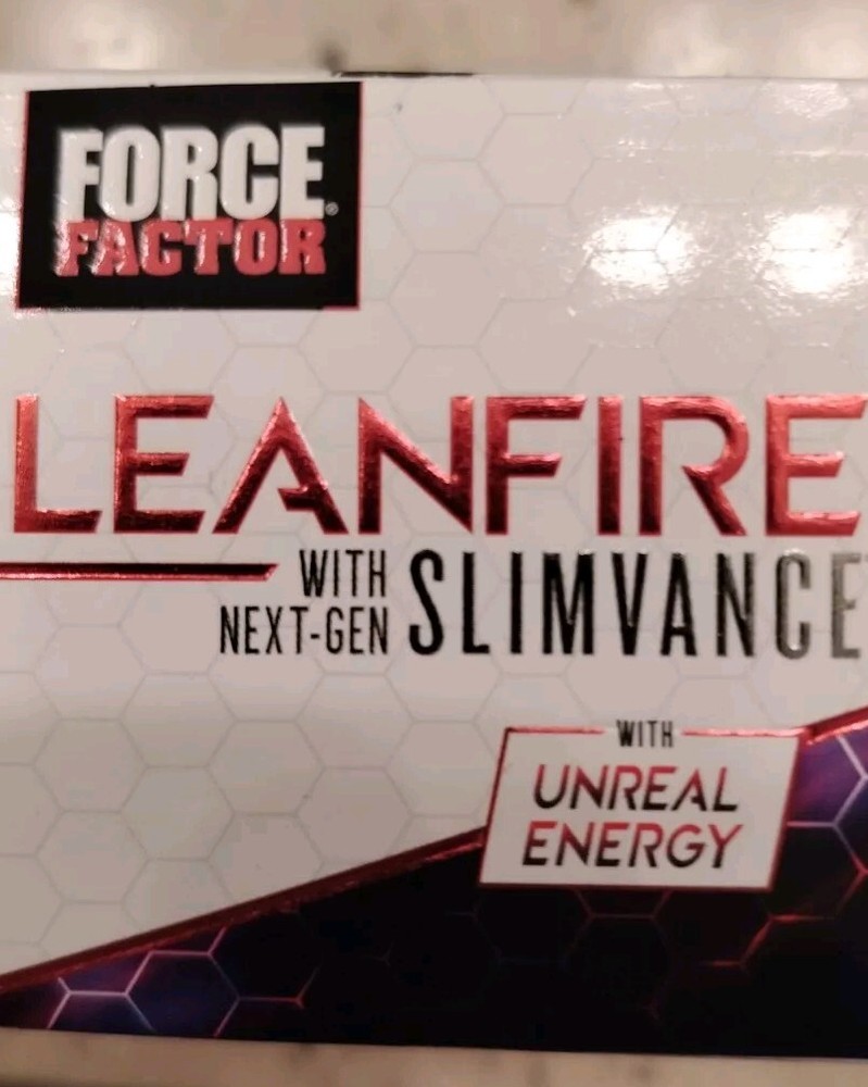 Force Factor LeanFire With Next Gen Slimvance 60 Ct. Exp 09/2025+