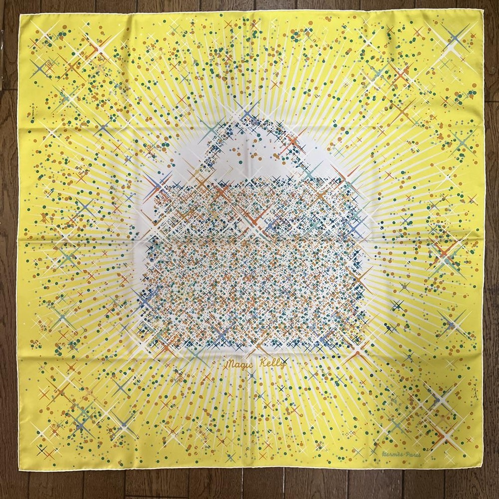 Hermes Carre 90 Magic Kelly scarf rare unused with box from Japan