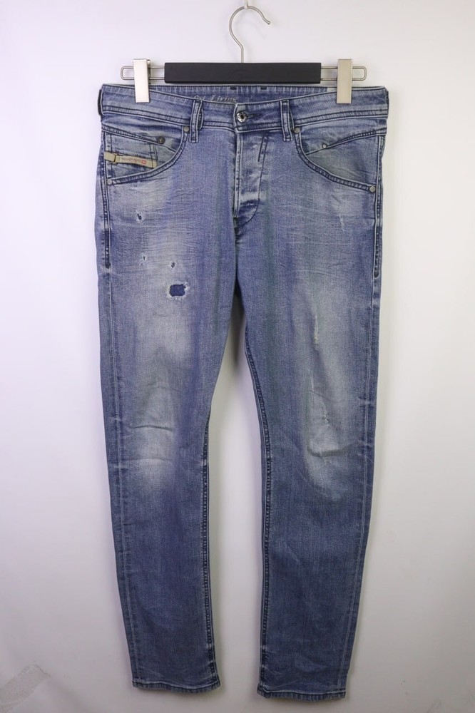 DIESEL BELTHER Denim Wash 0608K Stretch Regular Slim Tapered Jeans Size W30 L32