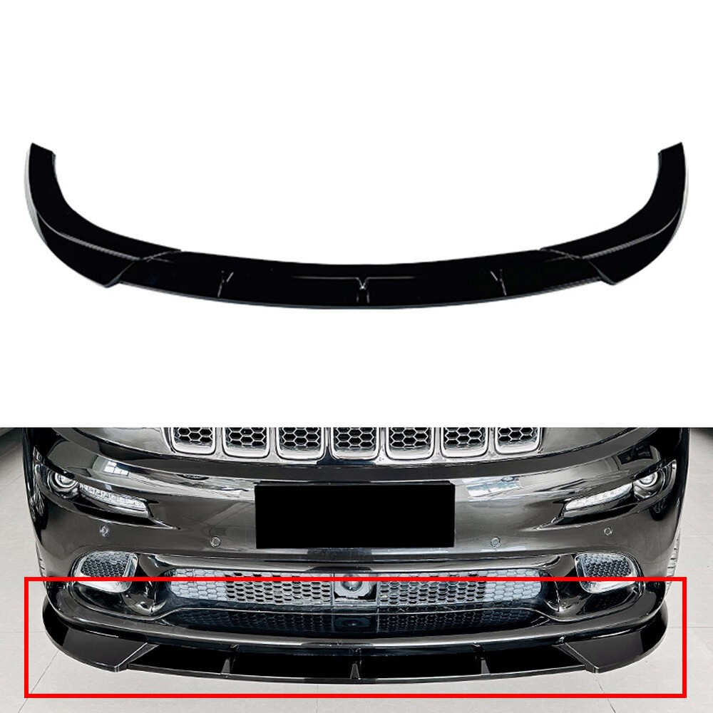 US Front Bumper Lip Spoiler Splitter For Jeep Grand Cherokee SRT SRT8 2012-2016