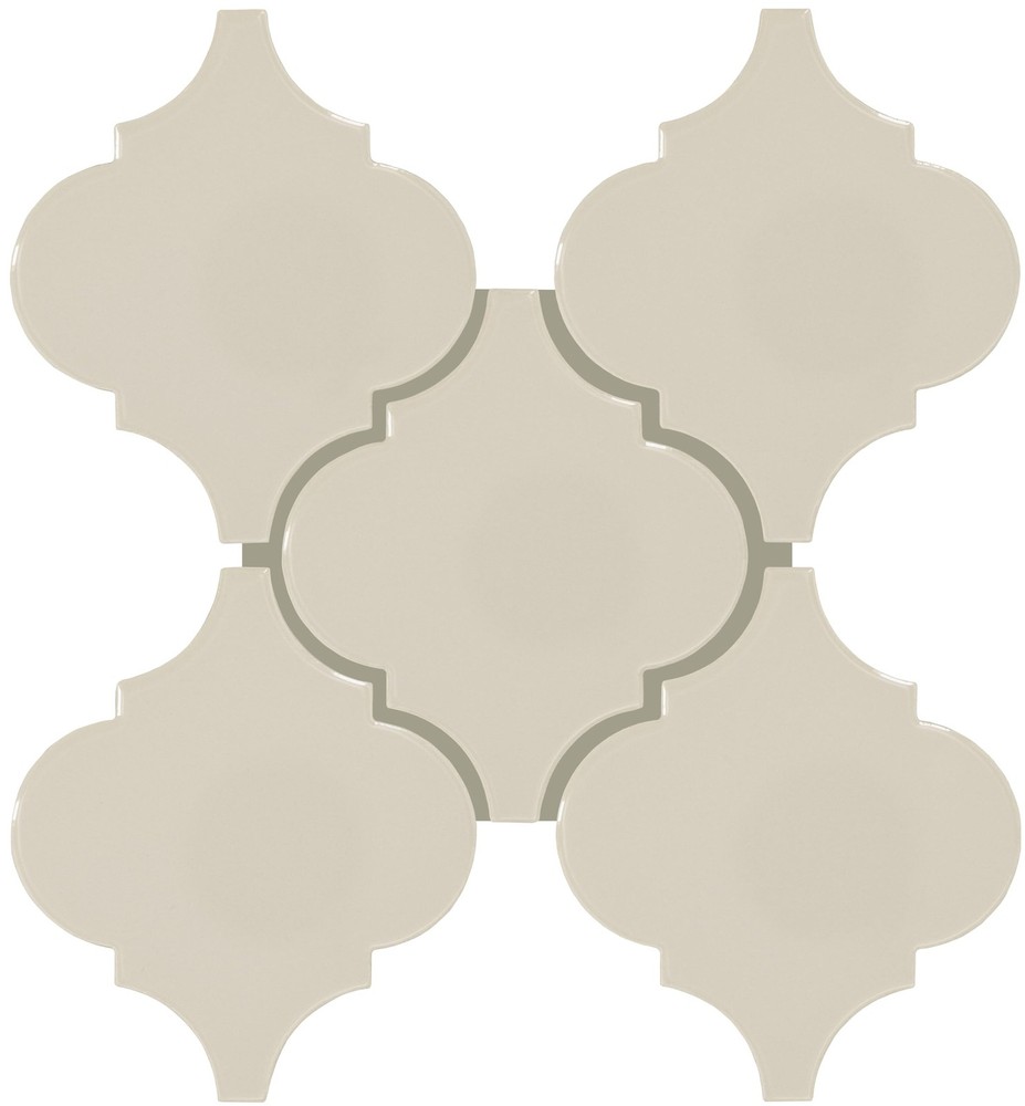 Mythology 6 Inch Glossy Olympus Ceramic Arabesque Wall Tile 90 Pieces per Carton