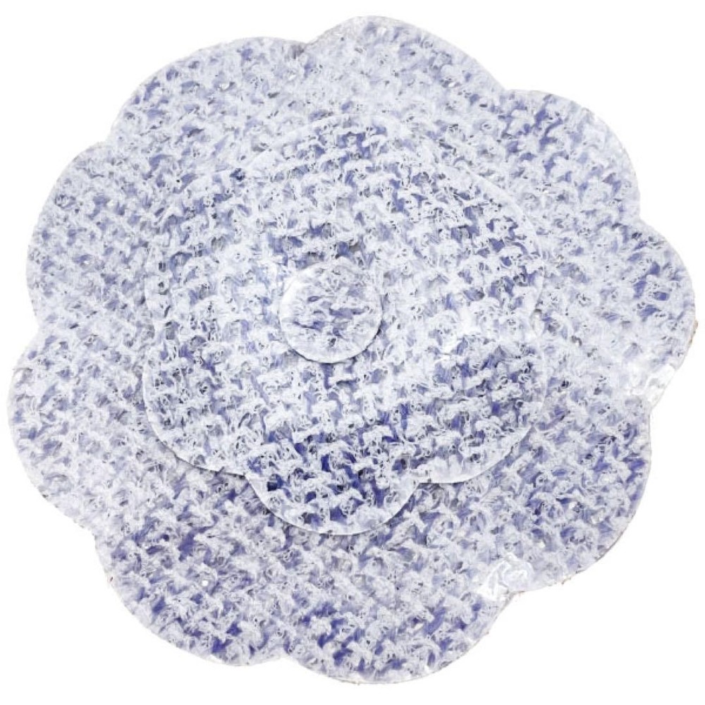 Chanel Camellia Brooch in Gray Vinyl Coated Vintage Elegant Jewelry