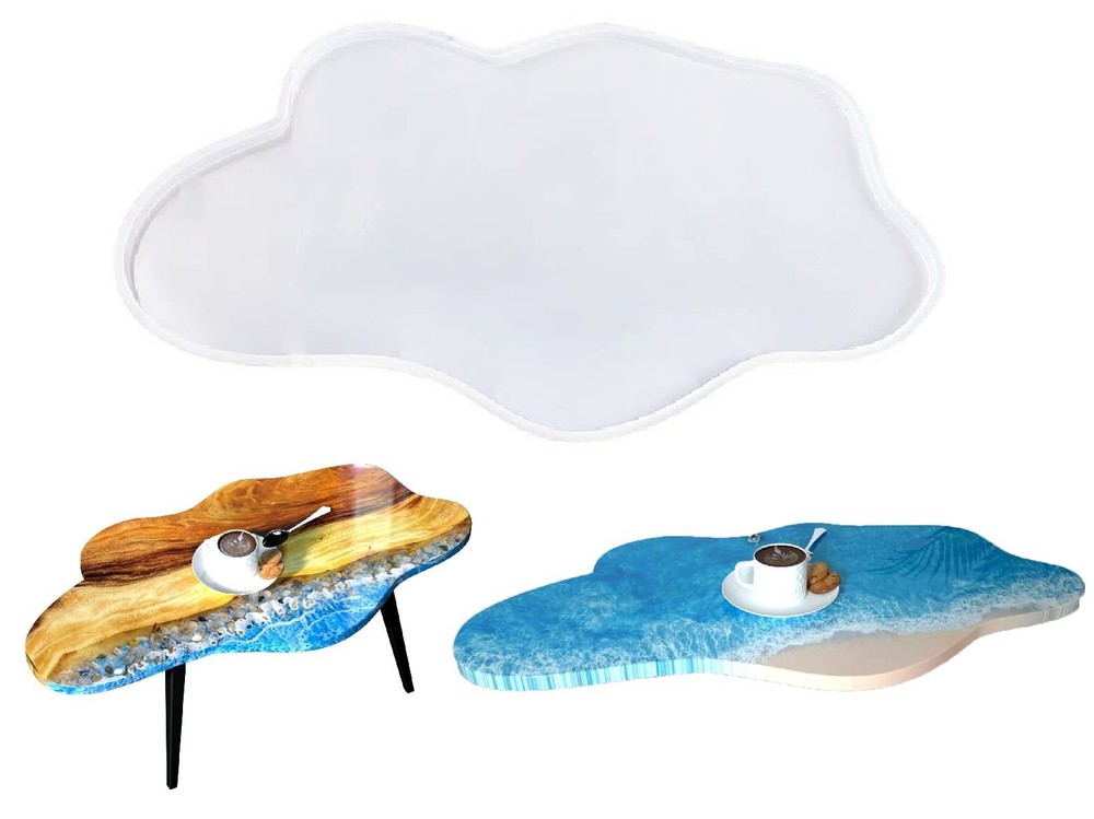 Large Resin Table Mold 24 inch Epoxy River Table Mold, Silicone Resin Tray Molds