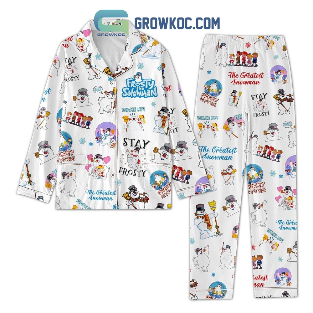 Stay Frosty Best Snowman Pajama Set for Cozy Nights