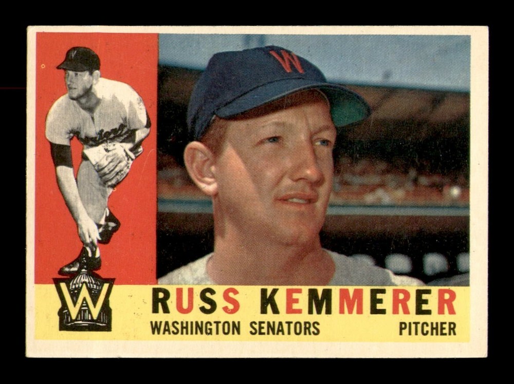 1960 Topps #362 Russ Kemmerer EX-MINT Baseball Card OBGcards