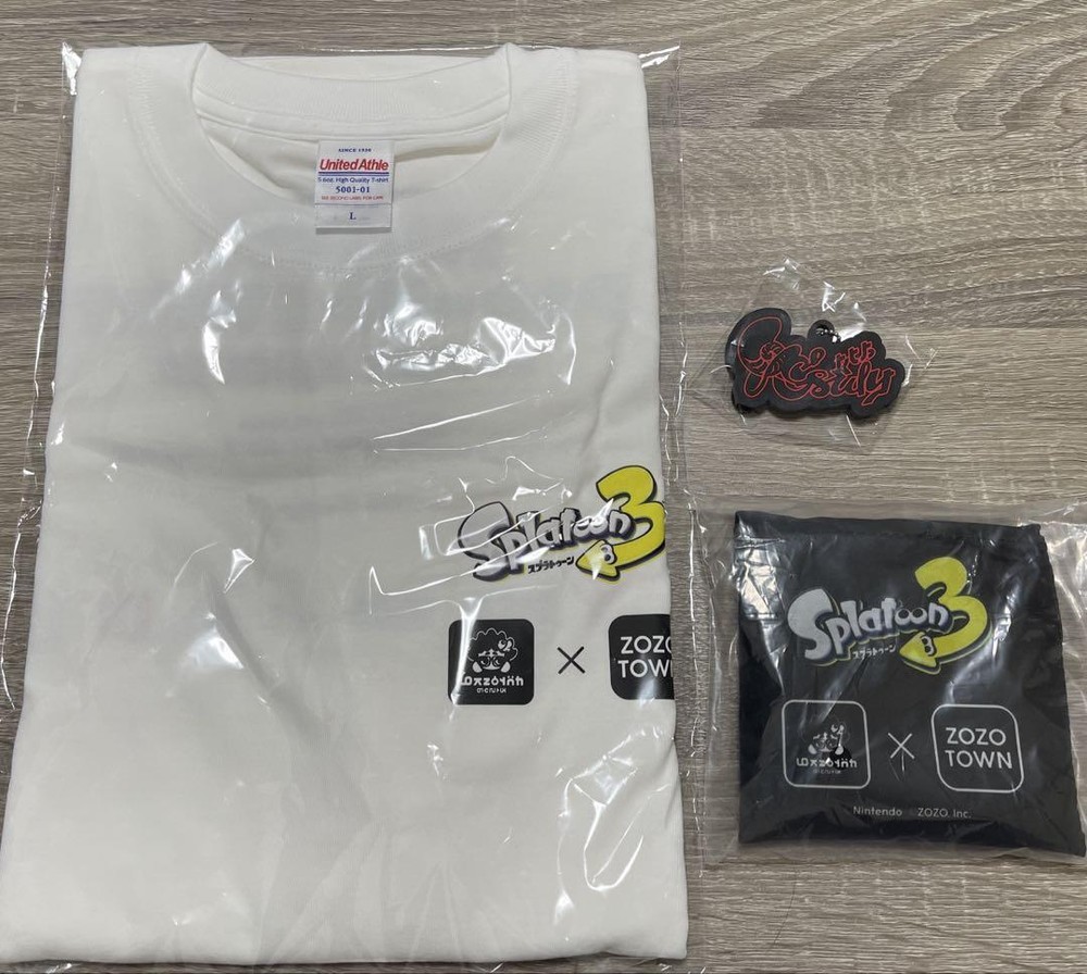 Splatoon 3 x ZOZO collaboration T-shirt, eco bag, rubber band