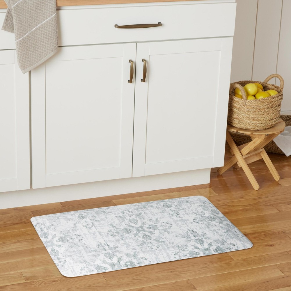 Better Homes Gardens Multicolor Watercolor Comfort Kitchen Mat 20x32 Inches