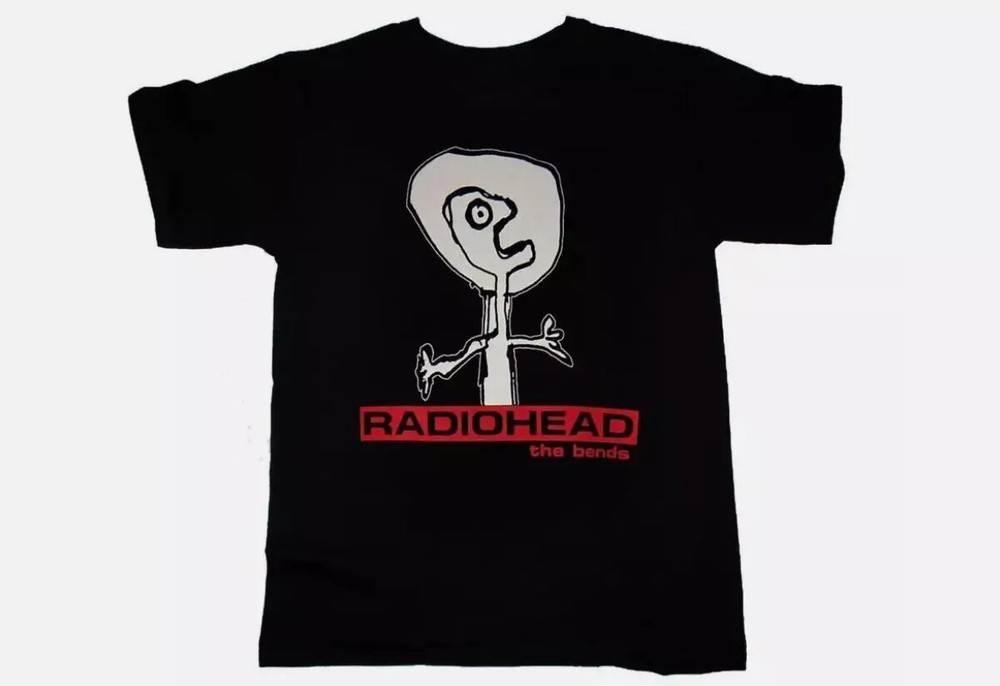 RADIOHEAD THE BENDS T-SHIRT BLACK ALL SIZES