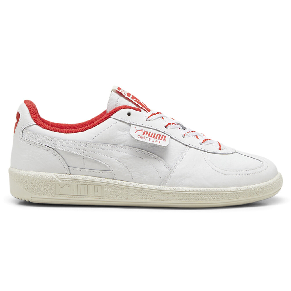 Puma Palermo Lady Court Lace Up  Womens White Sneakers Casual Shoes 39725301