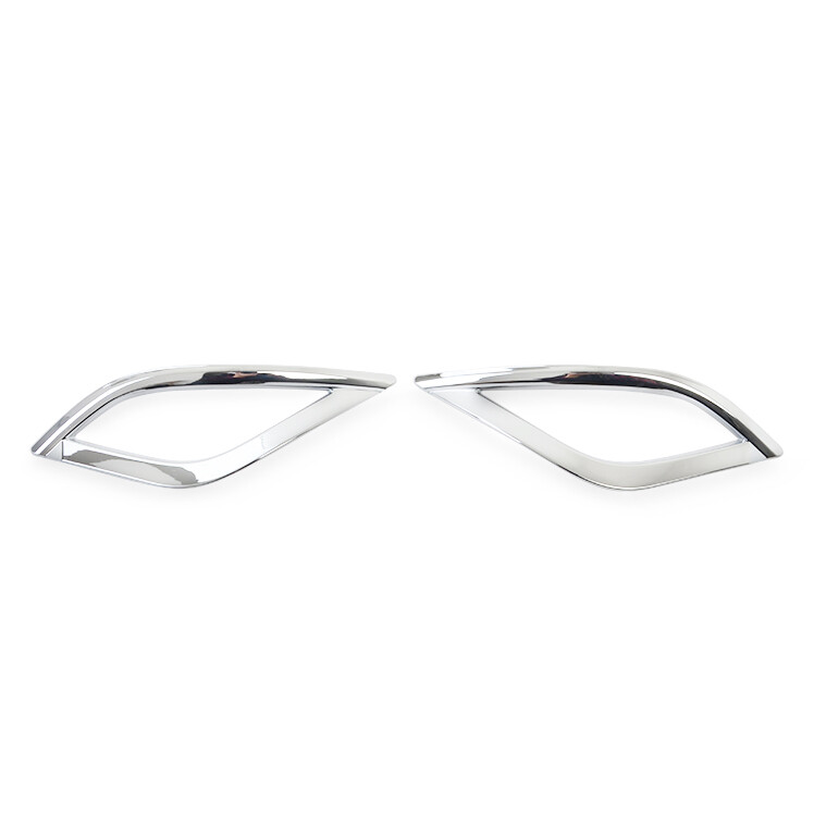 For Toyota Prius Hatchback 2019-2022 Chrome Rear Tail Fog Light Lamp Covers Trim