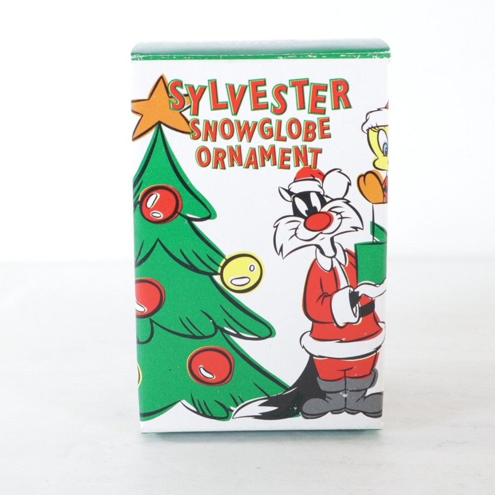 Warner Bros Looney Tunes Sylvester Snow Globe Christmas Ornament