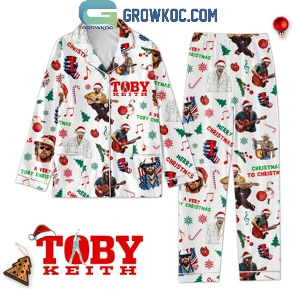 Toby Keith Merry Christmas 2024 Pajama Set for Men