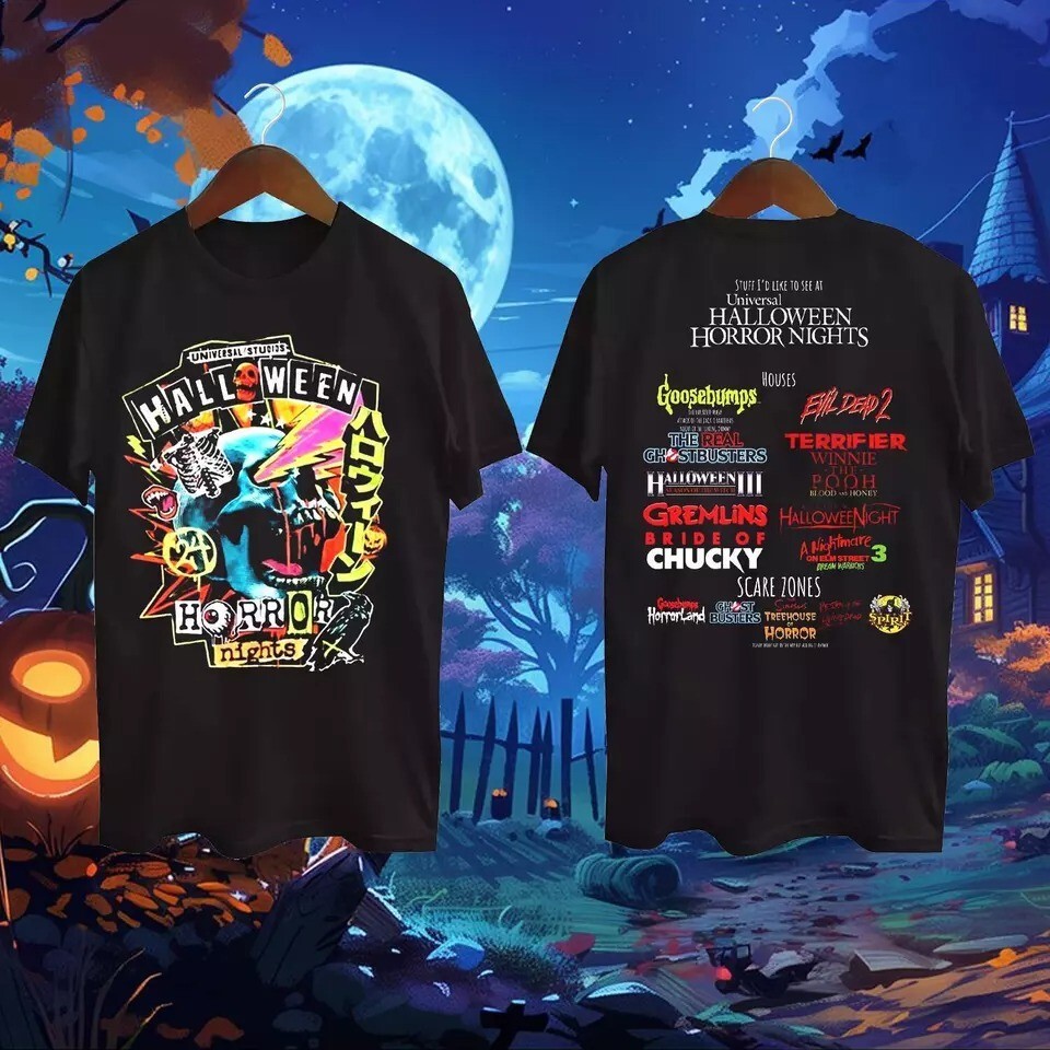Halloween Horror Nights 2024 Universal Studio Orlando T-Shirt  TR0411_46