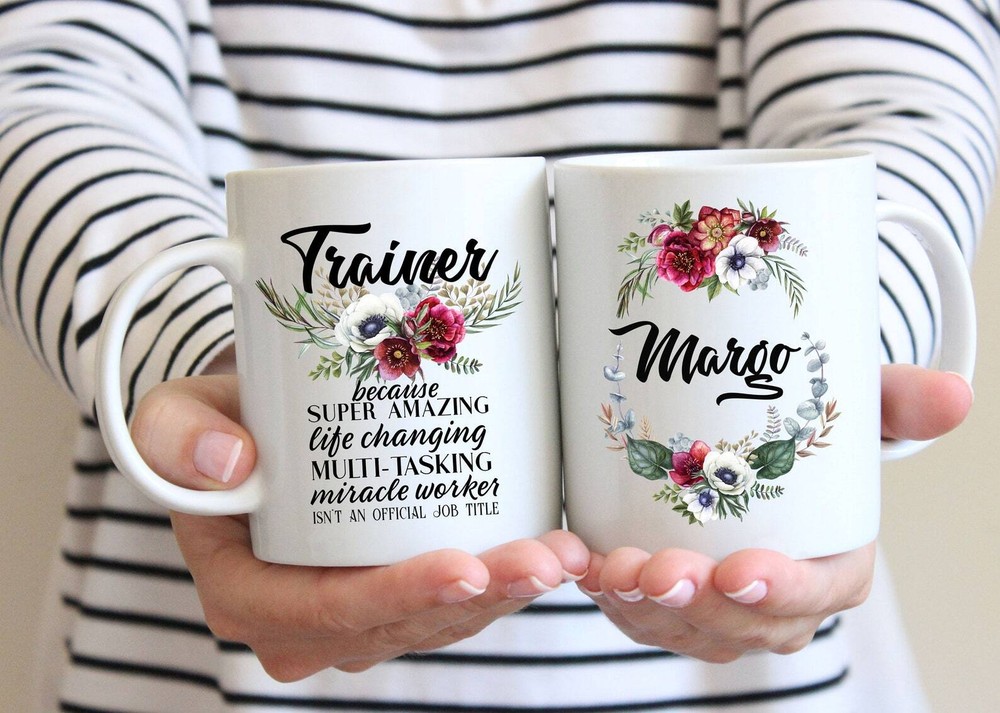 Personalized Trainer Gift For Women L Personal Fitness Dog Trainer L Thank You