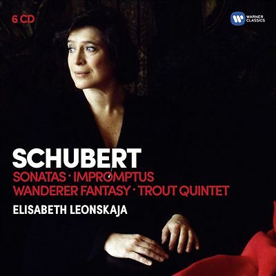 Elisabeth Leonskaja performs Schubert Sonatas Impromptus Wanderer Fantasy Trout Quintet CD 2016