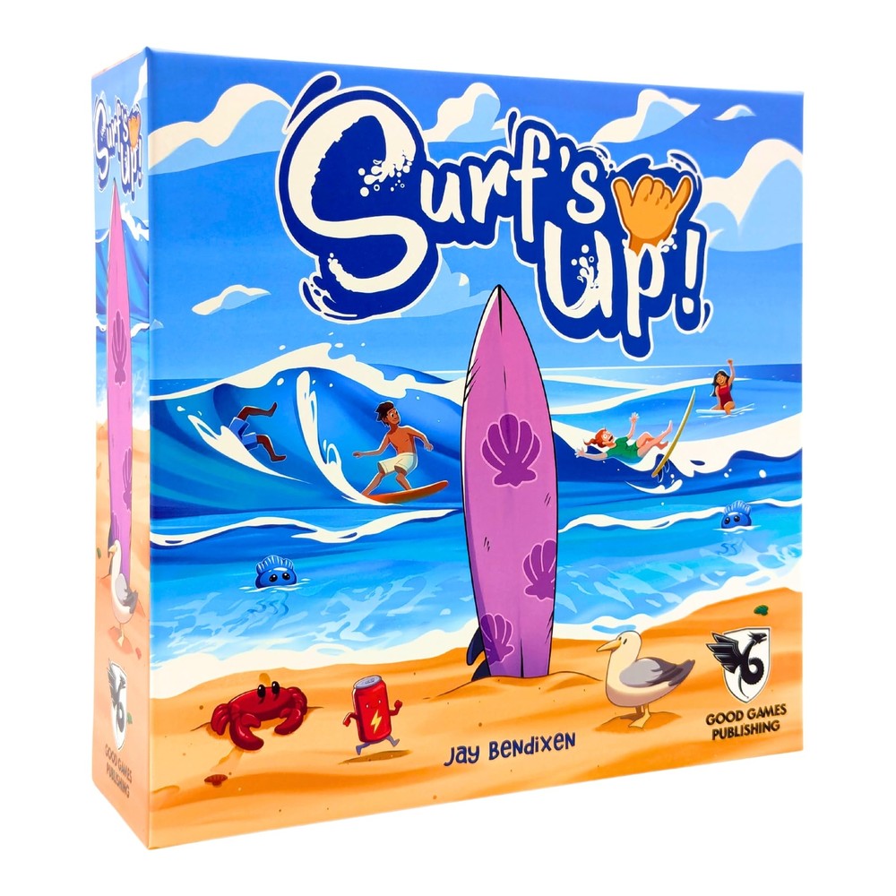 Surfs Up Strategy Board Game for 2-6 Players Ages 14+ Fun Competitive Play