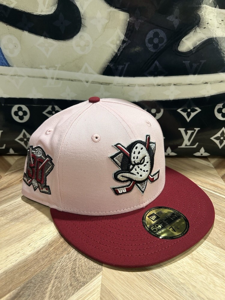 New Era Topperz Valentines Day Pack Mighty Ducks Fitted 7 1/4 Pink Dome SFD