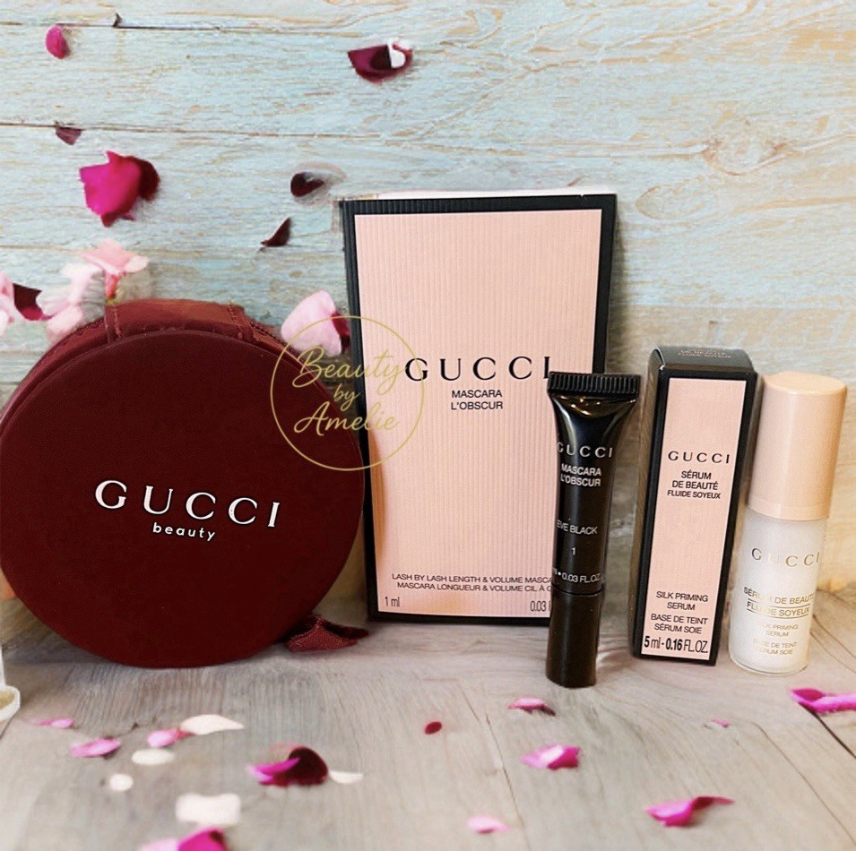 GUCCI Beauty Limited Edition 3-PC Travel Gift Set Mascara Serum + Mini Pouch
