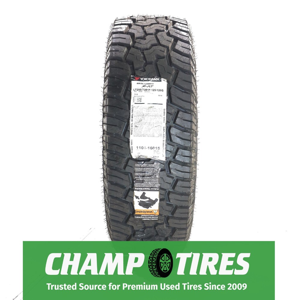 Set Of 2 LT295/70R18 Yokohama NEW Geolandar X-AT 129 Q New 18/32nds