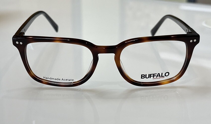 Buffalo David Bitton BM002 Tortoise Eyeglass Frames for Men 51-18-145
