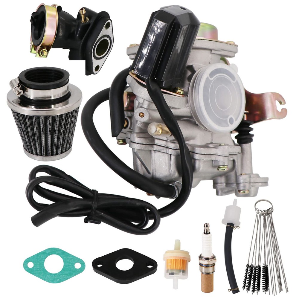 139QMB Carburetor for GY6 50CC 49CC 4-Stroke Moped Scooter Engine 18mm Carburetor Replacement