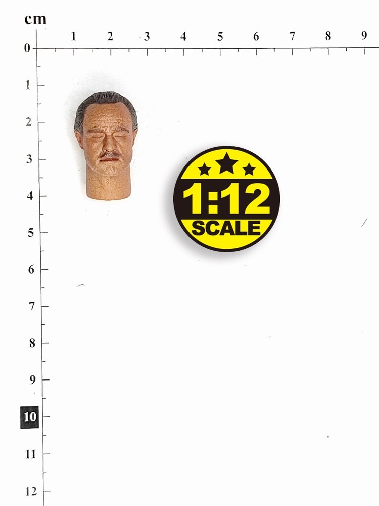 Shark Toys 1:12 Scale SK21001 Godfather - Head Sculpt (Close Eyes)