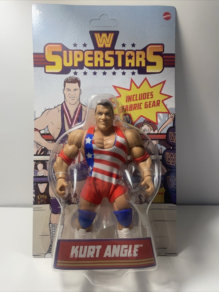 WWE Superstars Kurt Angle Series 9 Mattel 2024 Walmart 6 Inch WWF ERROR No Medal