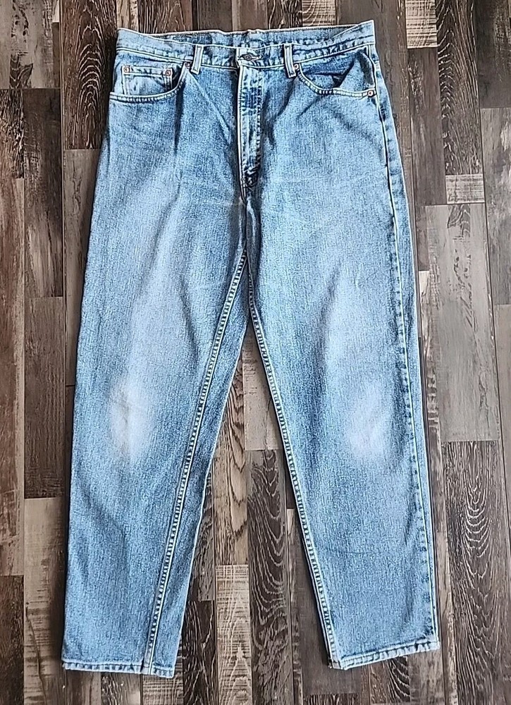 Levi’s 550 Relaxed Fit Jeans 38 x 32 Straight Denim Jeans RED XX Made In USA