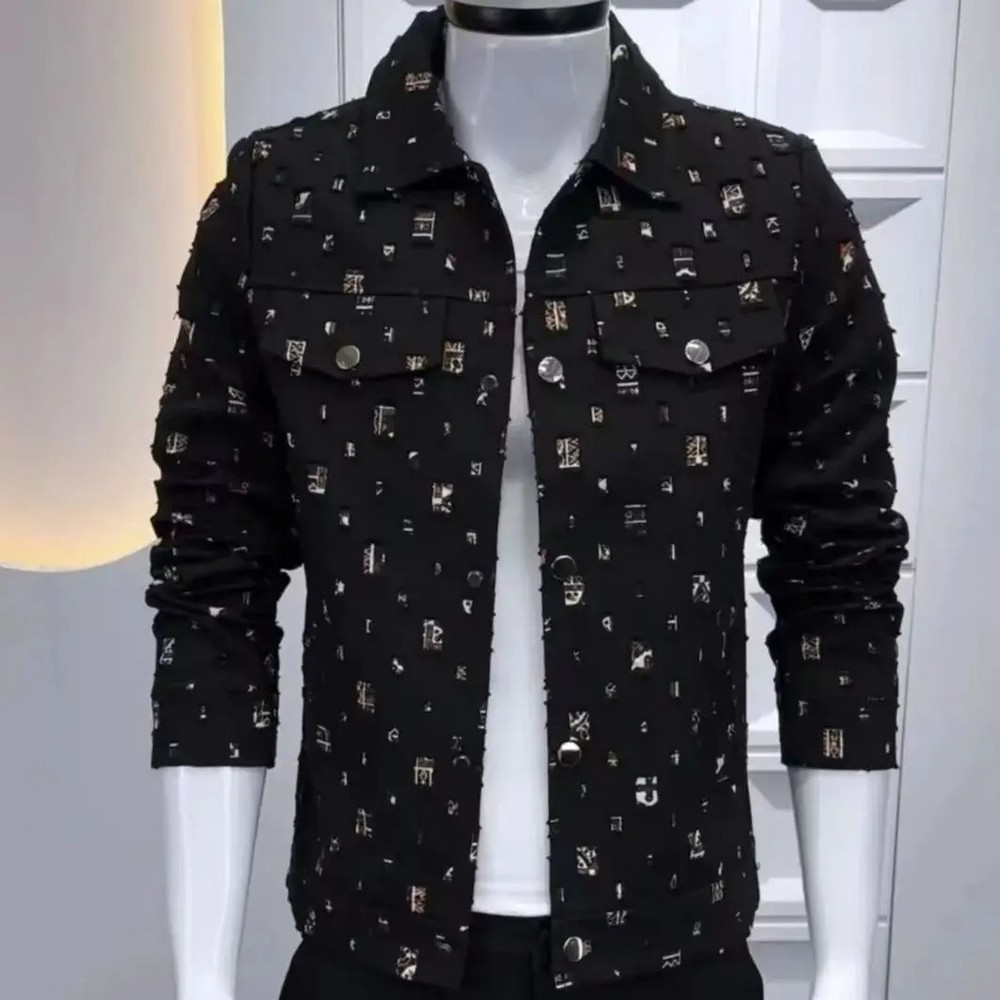 Men's Slim Fit Bomber Jacket – Trendy Streetwear Long Sleeve Casual Coat