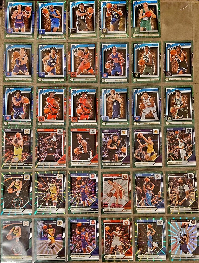 2024-25 Panini Donruss basketball  lot of 310 rookies & parallels.