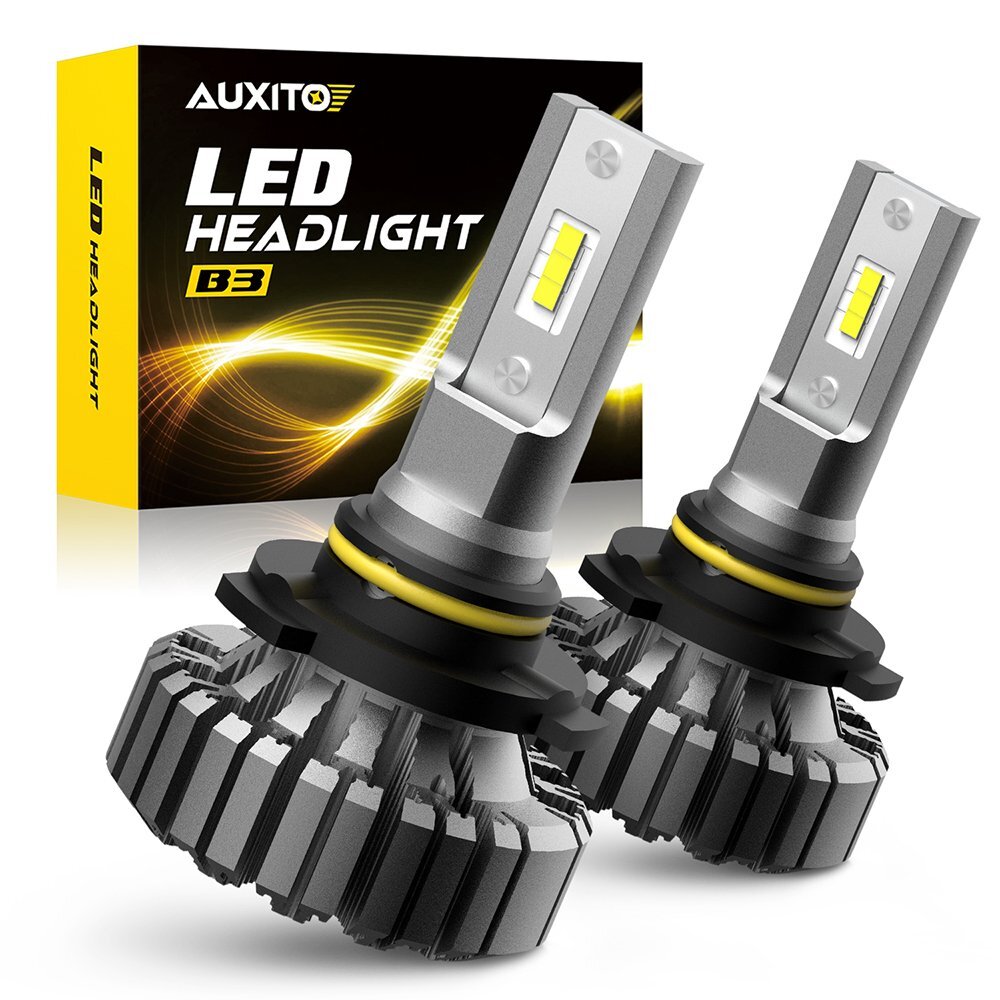 2X AUXITO 9006 HB4 Headlight Bulb Low Beam 20000LM LED Super White Kit HID B3 EC