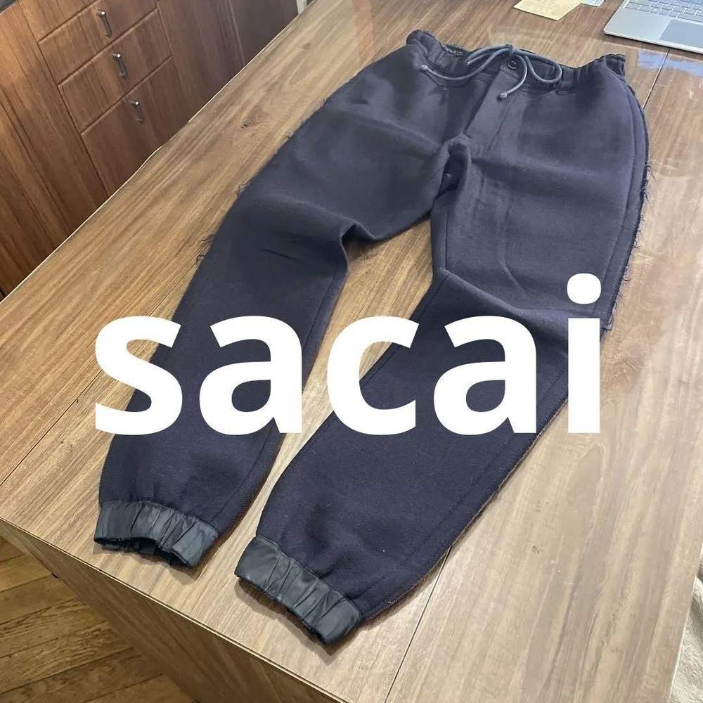 Sacai Men's Wool Jogger Pants M-10 - Same-Day Shipping & Discounted Price-image