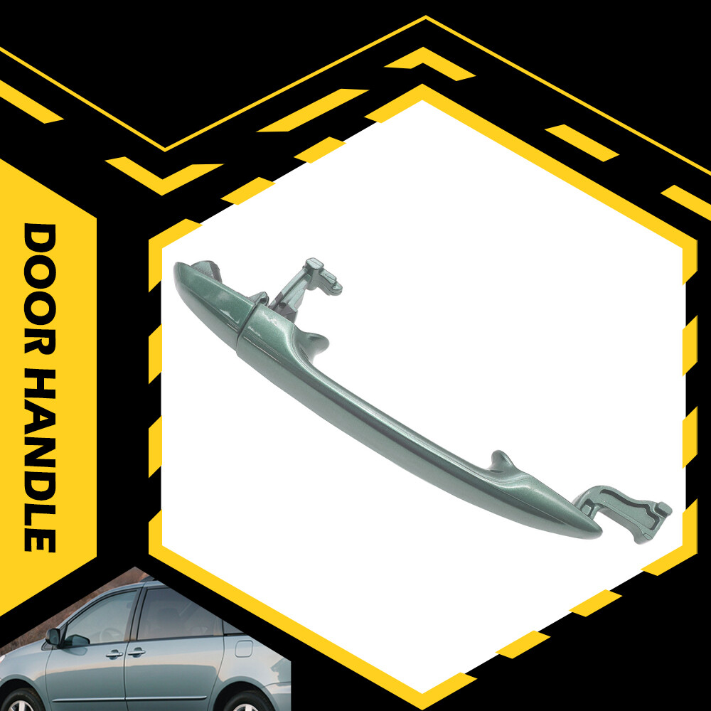 Exterior Door Handle For 2004-2010 Toyota Sienna Rear LH or RH Sliding Green